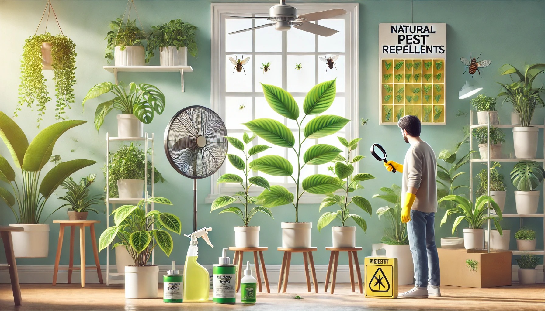 観葉植物虫がわかないための対策